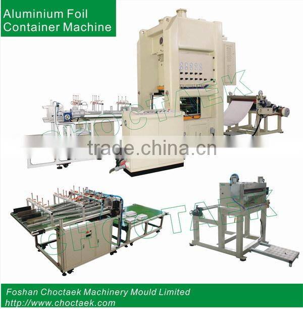 Aluminum Foil food Containers Production Line CTJF -80T