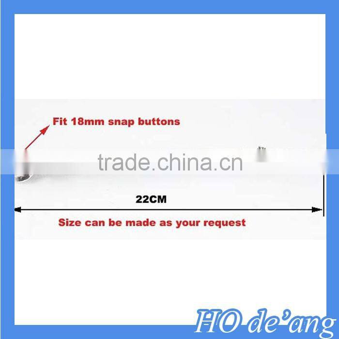 Hogift Newest Easy Button bracelet 18mm snap button bracelet