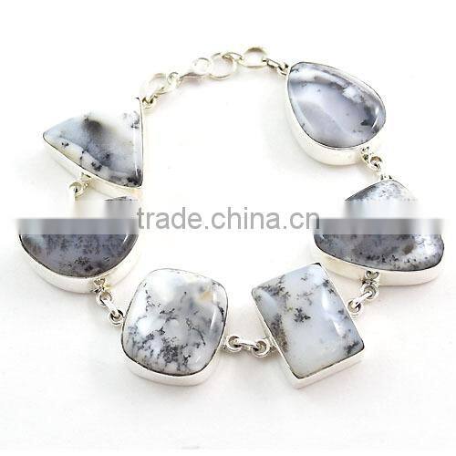 925 sterling silver jewelry blue natural turquoise bracelet wholesale natural gemstone jewellery