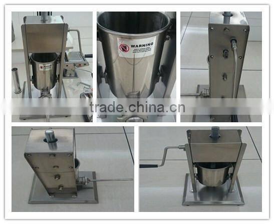 Vertial 3 liters sausage stuffing machine/CE approval/China supply....