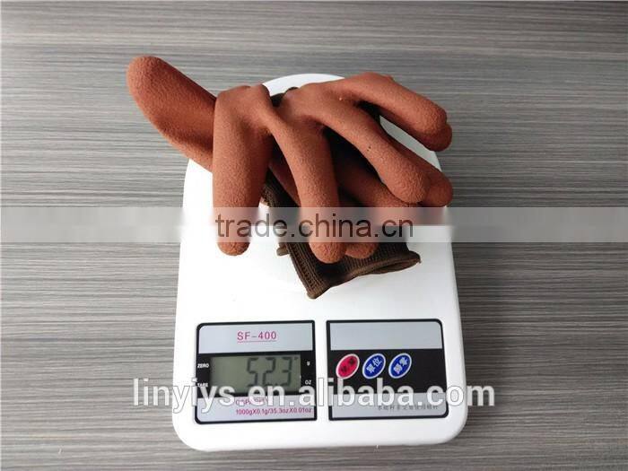 13 gauge foam latex coated hand protective work glove