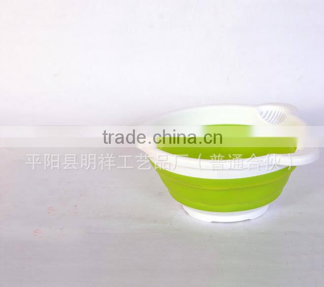 China manufacture cartoon shaped eco-friendly Collapsible Strainer with handle