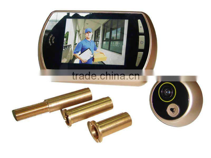 CE FCC RoHS 3.5 inch LCD Digital Door Viewer