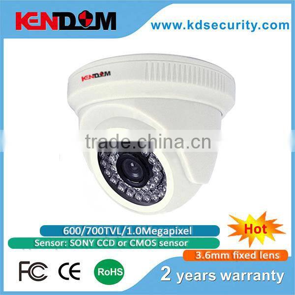 IR Plastic Dome Camera 3.6mm / 6mm fixed lens 20m IR Range Security camera system, security product
