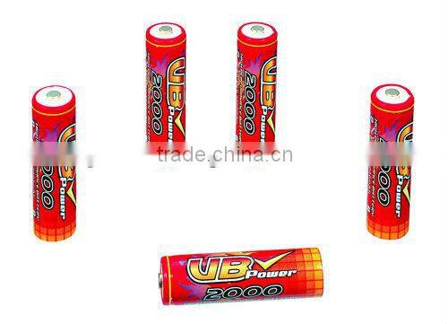AA size1.2V 2000mAh NiMH Battery cell