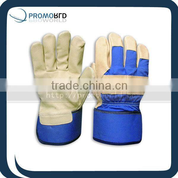 Chinese supplier working gloves cheapest price leather worker gloves