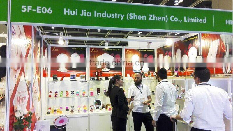 advertising gift 3 ways foldable mirror/ make up mirror