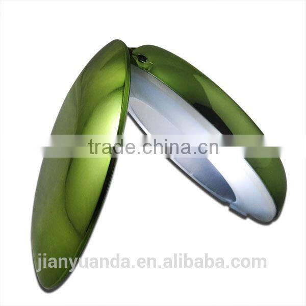 battery makeup mirror compact / foldable hand craft makeup mirror / wallet size pocket mirror with led lights