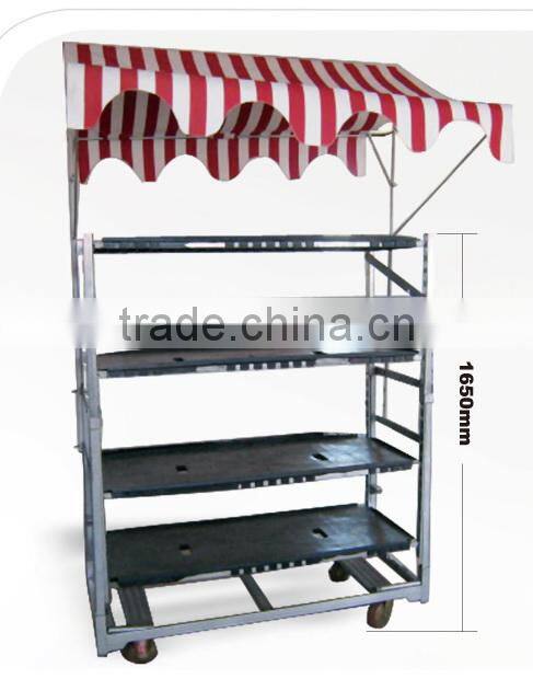 2016 New square mesh cart with color powder coated