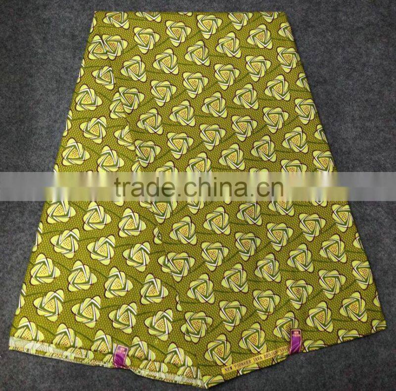 2015 newest african cotton arrival african wax printed cotton fabric