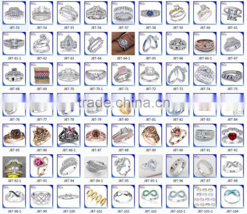 AAA Cubic Zirconia Black Plated Brass/925 Silver Finger Ring for Christmas