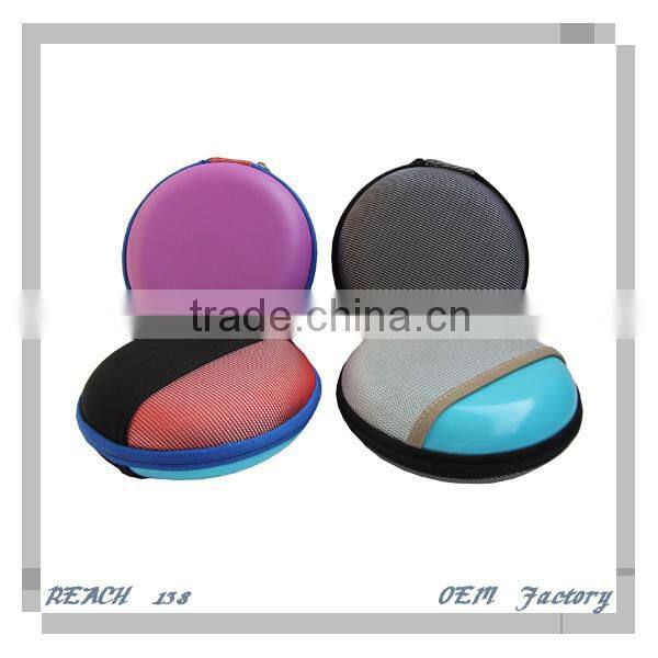 Waterproof EVA Small round CD case/bag/box