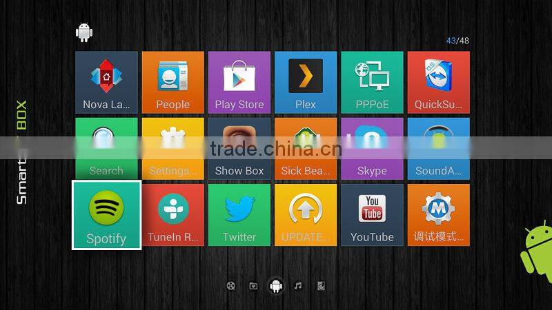 AML S805 Quad Core MXQ Smart TV BOX Mini PC Streaming Media Player with KODI Streamer Fully Loaded