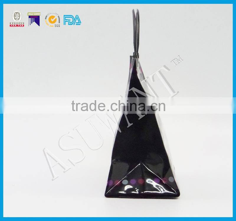 Custom Design Gift dedicated hard plastic Portable shopping bags