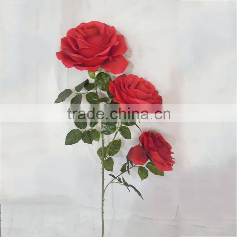 high quality artificial rose yellow bouquet