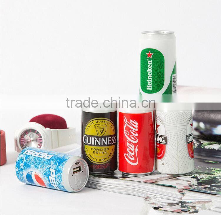 Smart Creative Mini Coke Cans Portable USB Power Bank Charger Best Corporate Gifts