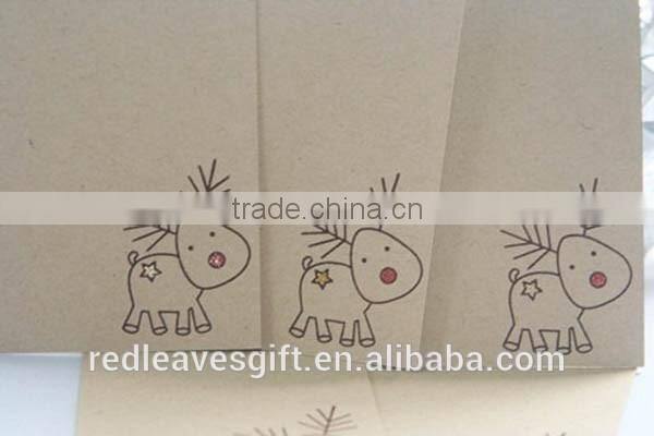 Custom Christmas clothing hang tags wholesale price