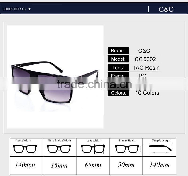 Fashion Steampunk Square Sunglasses Men Oversize Sun Glasses Men Brand Designer Retro gafas de sol CC5002