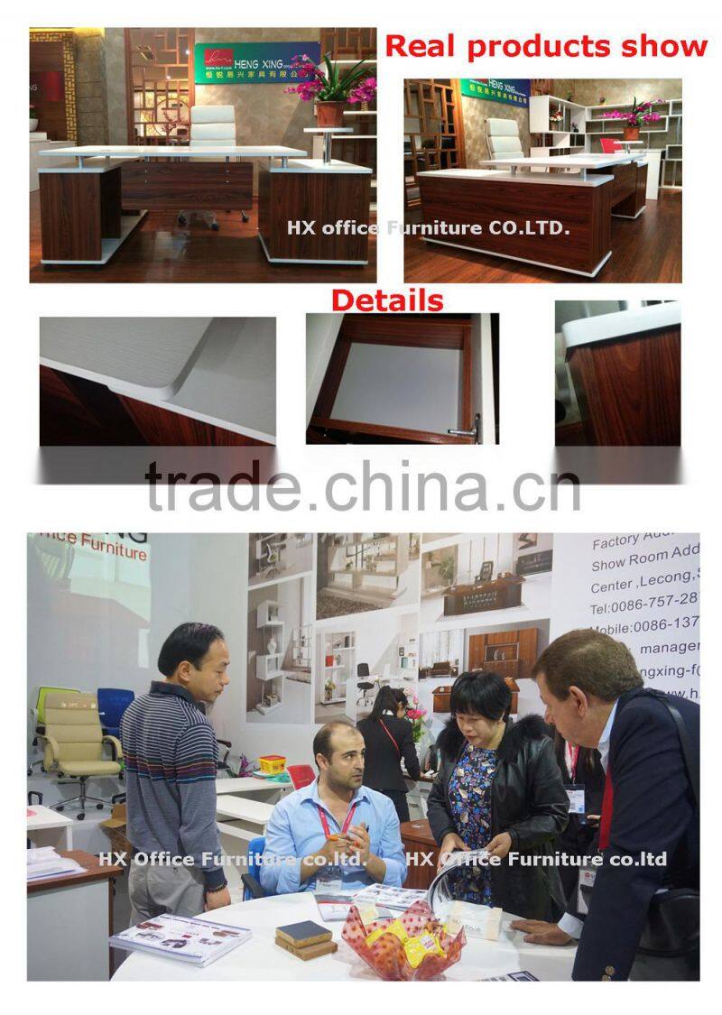 Modern Office Furniture L shaped Office Executive Desk for boss office (HX-GA013)