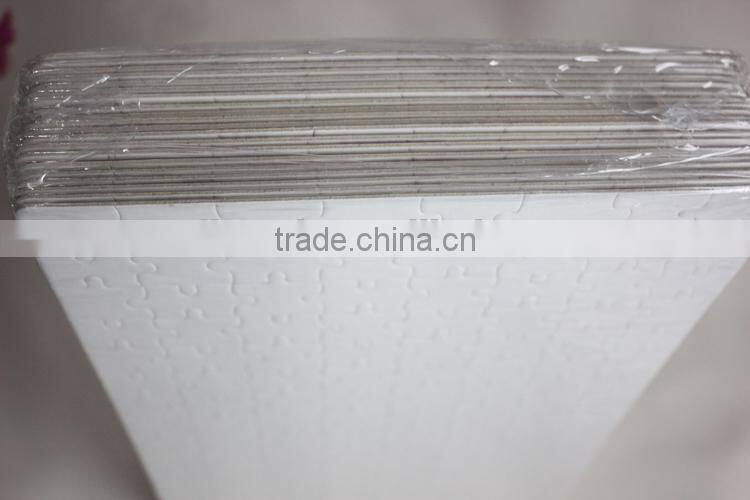 Sublimation blank jigsaw puzzle for personal gifts