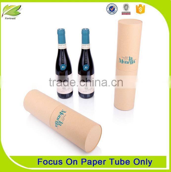 Wholesale wine glass paper packaging tube