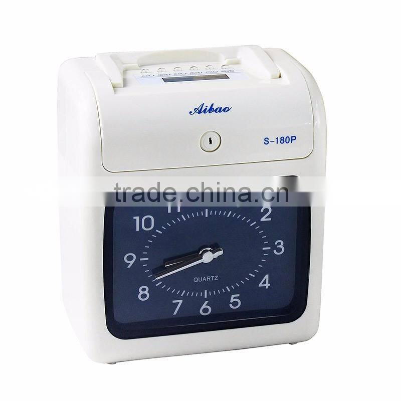 staff card punch time recorder attendance machine for empolyee management