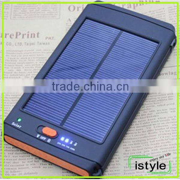 LED function long lasting solar power bank for laptop
