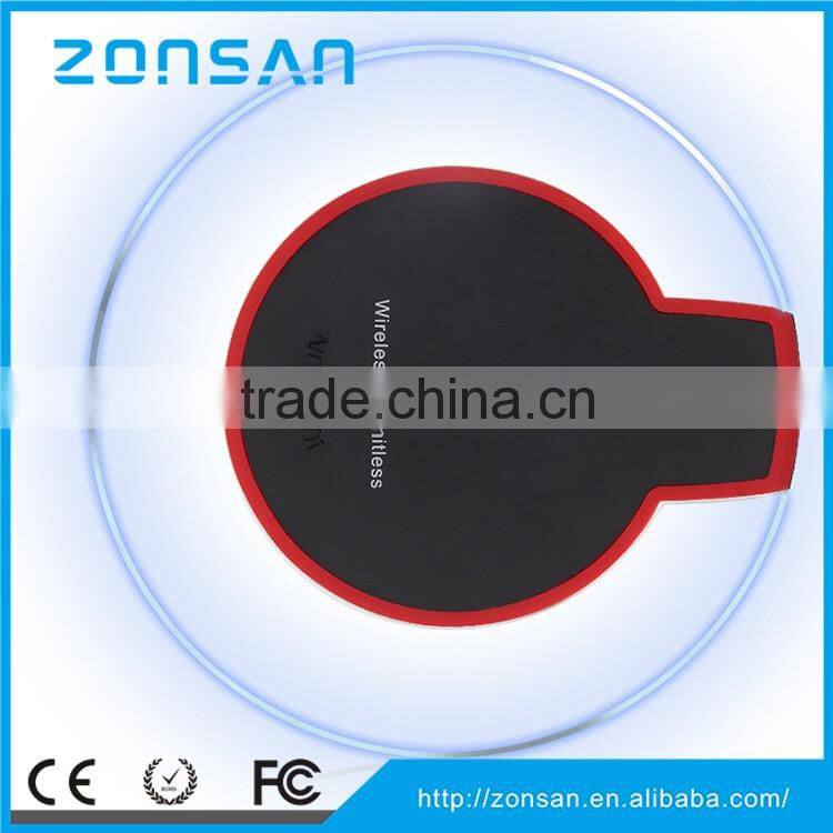 CE,RoHS,FCC Approved qi wireless phone charger receiver card for iphone,Samsung and Android micro usb port phones