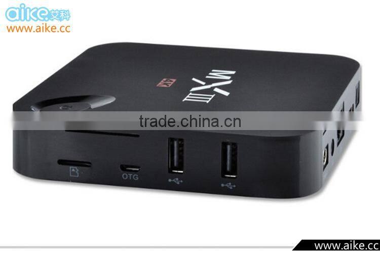 MXIII Amlogic S812 Android TV Box MX3 Quad Core KODI TV Box Android 4.4 Kitkat 4K 2G/8G Set top box MXIII