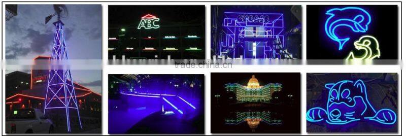 SMD5050 RGB LED Neon rope for outdoor decoration
