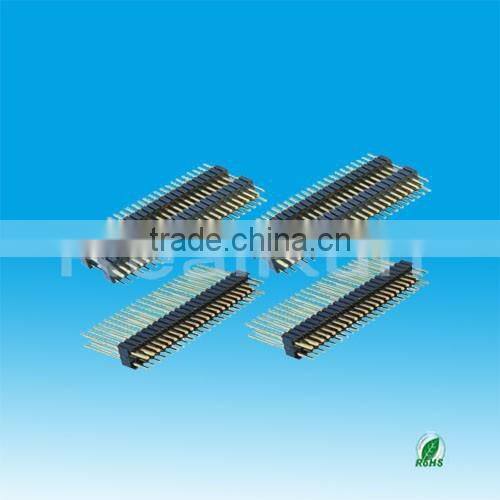Top Quality 1.27mm Pitch Single/Double Layer Double Row DIP Pin Header Connector