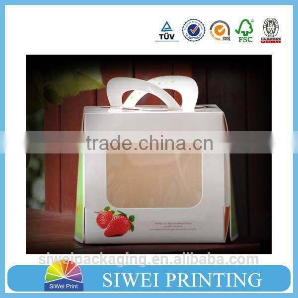 fashion decorative customize paper cake box