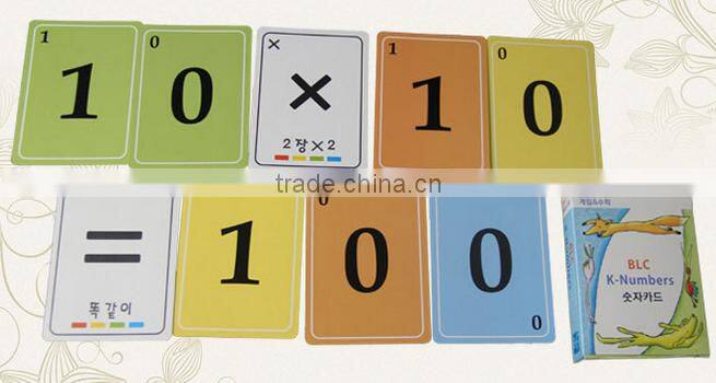 Custom trading card game, children paepr playing card