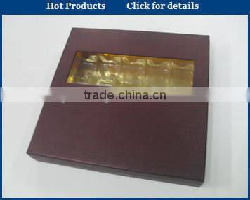 custom handmade paper chocolate box,paper chocolate packaging box, cardboard chocolate gift box with bow