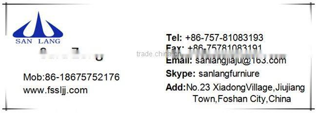 Sanlang new products table set stackable chair for dining room