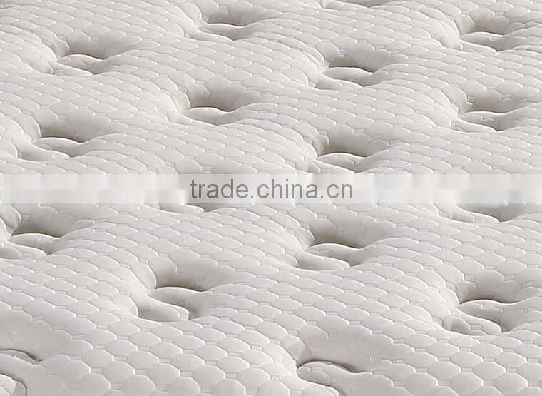 Cotton Fabric Cover White Hollow Fiber Bed Mattress for E1061