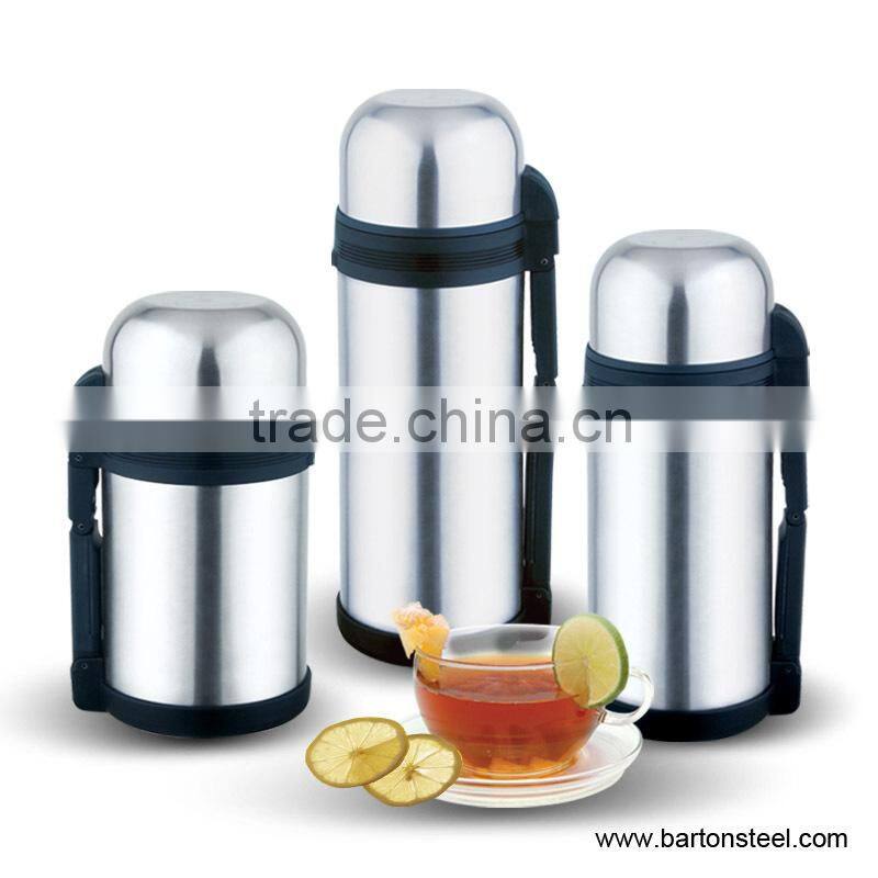 Double wall Stainless Steel Wide mouth open Vacuum Flask & Thermos