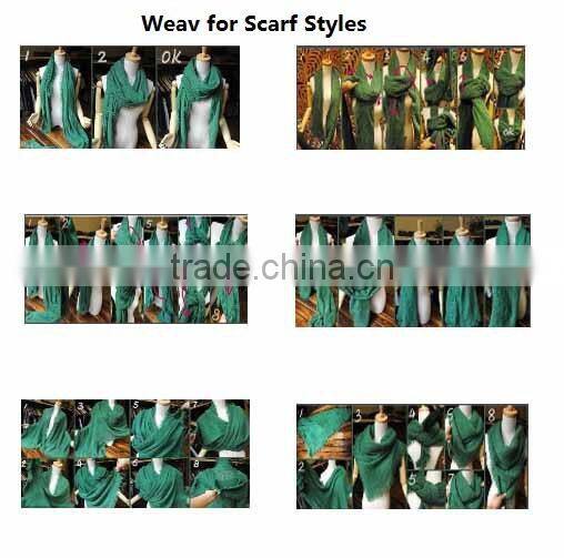 Knitted women winter colorful hat and scarf set