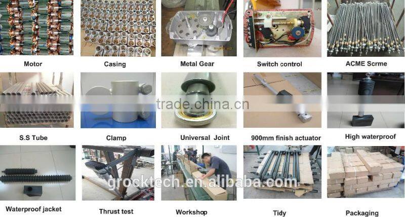 18/24/36'' electric actuator for the tracking system