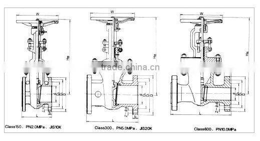 API 600 Carbon Steel Gate Valve