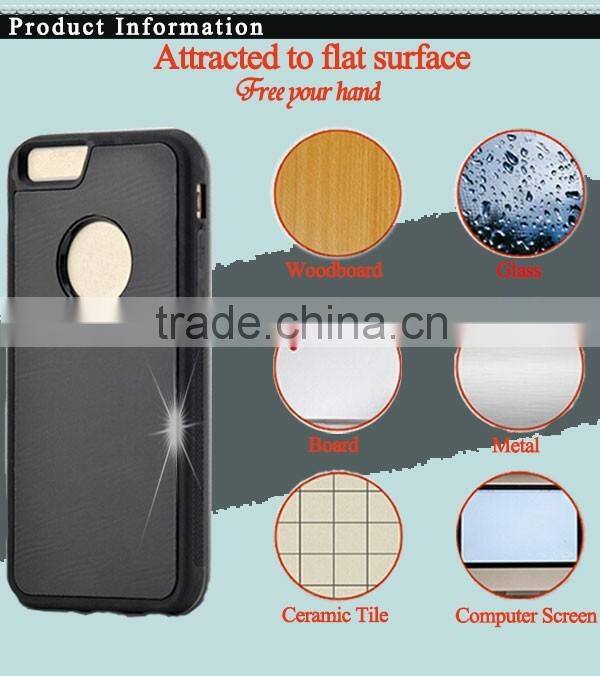 Anti-gravity Magical Sticky PC Case with TPU Border for iPhone 6 Plus/6S Plus (5.5")