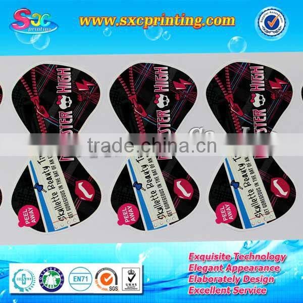 Fashion design printing paper label for labeling, fashion accessory labels or fashion label