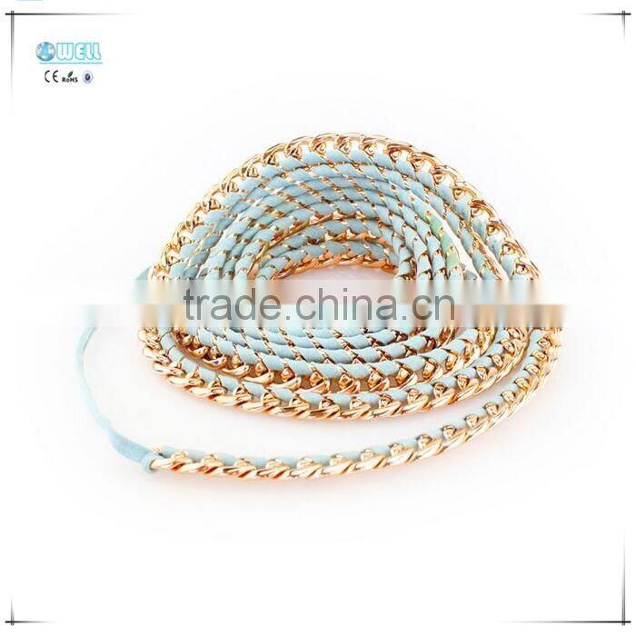 Hotsale Wholesale Custom Causal Designer Lady Pu Belt Cheap Wide Waistband Belt