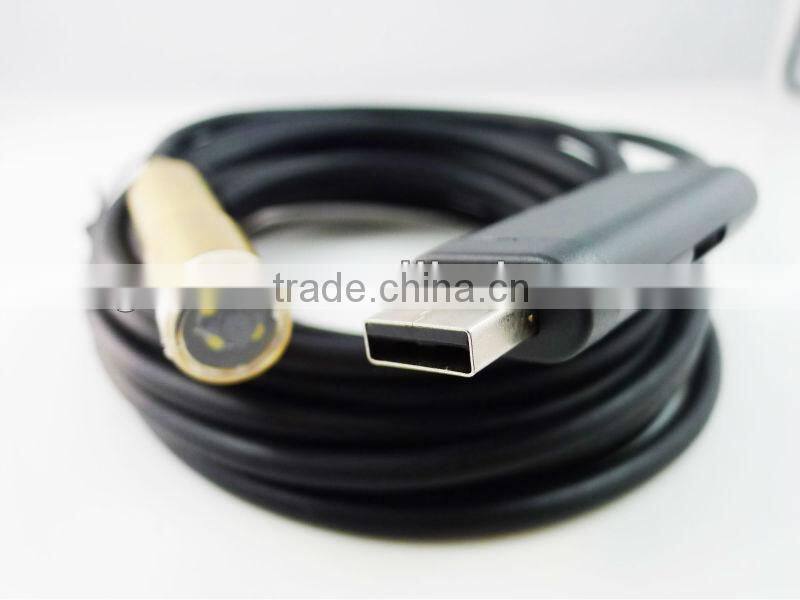 Waterproof flexible10m USB inspection tube snake camera