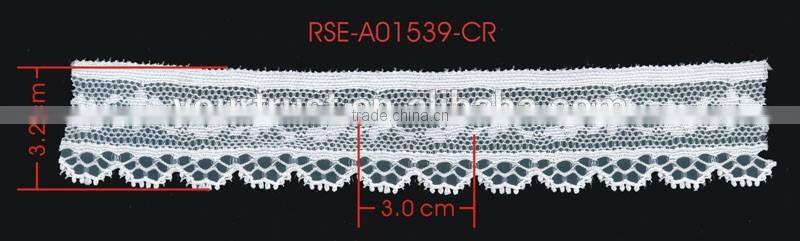 Width 3.2 Centimeter Stretch Trimming Spandex Jacquard Elastic Lace