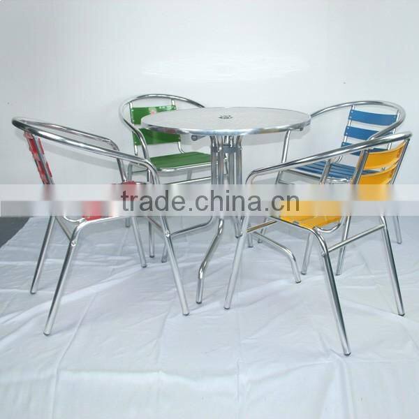 restaurant outdoor stainless steel round coffee table YT40B