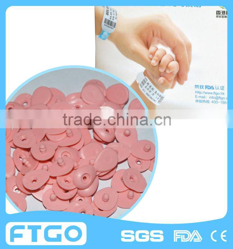 disposable hospital barcode id armband