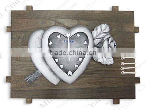 Marked with "LOVE" image clock
