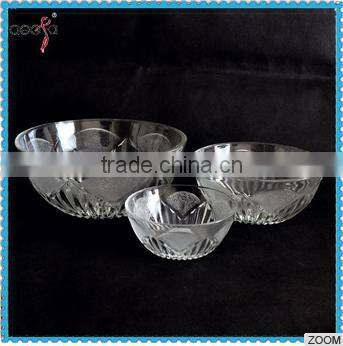 Sprayed Colored Glass Apple Shaped Bowl Mixing Glass Bowl Set