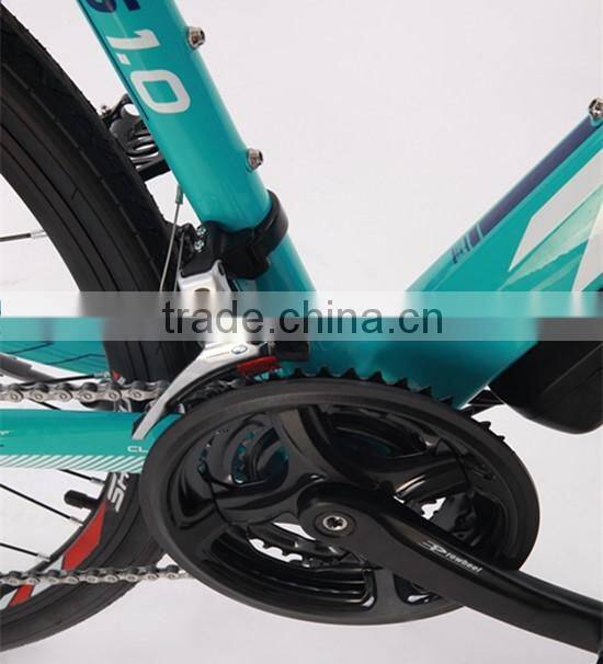 700C Carbon fiber high standard electric bicycle with 8 fun motor (Model YAKE MG)